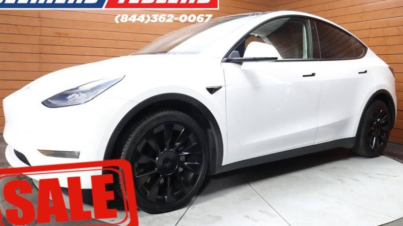 TESLA MODEL Y 2021 5YJYGDEE8MF203414 image